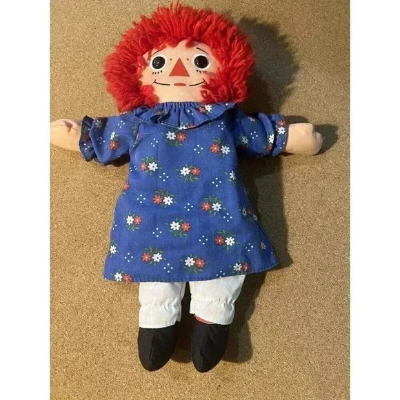 Vintage 1987 Playskool's Raggedy Ann 12" Plush Doll - Picture 1 of 4